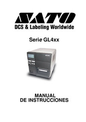 SATO GL4 Serie Manual De Instrucciones