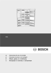 Bosch KAD Serie Instrucciones De Uso Y De Montaje