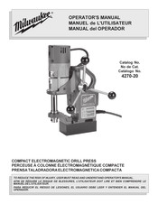 Milwaukee 4270-20 Manual Del Operador