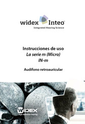 Widex IN-m Instrucciones De Uso