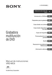 Sony VRD-MC6 Manual De Instrucciones