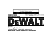 DeWalt DWE4011 Manual De Instrucciones