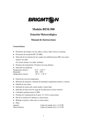 Brigmton BEM-500 Manual De Instrucciones