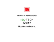 RS ISO-TECH IDM 67 Manual De Instrucciones