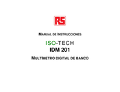 RS ISO-TECH IDM 201 Manual De Instrucciones