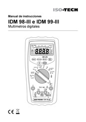 Iso-Tech IDM 99-III Manual De Instrucciones