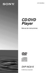 Sony DVP-NC615 Manual De Instrucciones