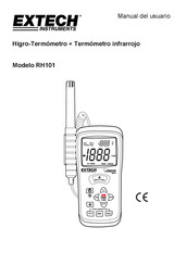 Extech Instruments RH101 Manual Del Usuario