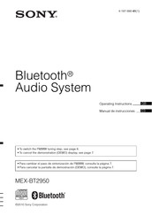 Sony MEX-BT2950 Manual De Instrucciones