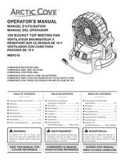 Arctic Cove MBF018 Manual Del Operador