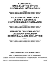 Maytag MDE21PN Instrucciones De Instalación