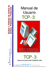 Lipsoft Electronics TCP-3 Manual De Usuario