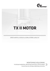 THERMEx TX II MOTOR Instrucciones De Montaje