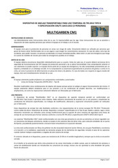 MultiGarBen MULTIGARBEN CM1 Instrucciones De Servicio