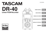 Tascam DR-40 Manual Del Usuario