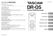 Tascam DR-05 Manual Del Usuario