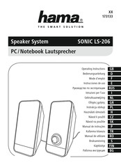 Hama SONIC LS-206 Instrucciones De Uso