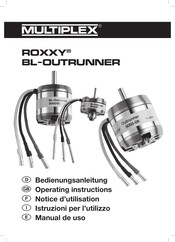 Multiplex Roxxy BL-OUTRUNNER 31 8645 Manual De Uso