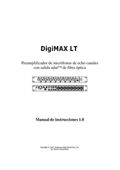 PRESONUS DigiMax LT Manual De Instrucciones