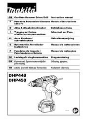 Makita DHP458 Manual De Instrucciones