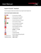 HyperX CloudX Manual De Usuario