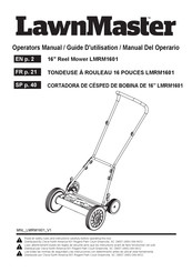 LawnMaster LMRM1601 Manual Del Operario