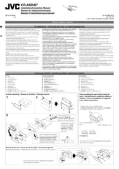 JVC KD-A925BT Manual De Instalación/Conexion