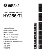 Yamaha HY256-TL Manual De Instrucciones