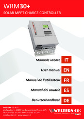 Western Co WRM30+ Manual Del Usuario