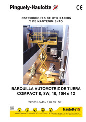 Pinguely-Haulotte COMPACT 10 Instrucciones De Utilización Y De Mantenimiento