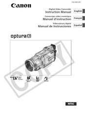 Canon Optura Xi Manual De Instrucciones