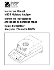 OHAUS MB35 Manual De Instrucciones