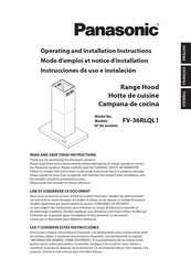 Panasonic FV-36RLQL1 Instrucciones De Uso