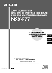 Aiwa NSX-F77 Manual De Instrucciones