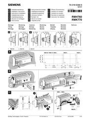 Siemens RMH760 Instrucciones De Montaje