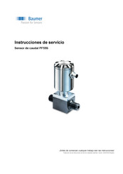 Baumer PF55S Instrucciones De Servicio