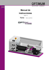 OPTIMUM Maschinen ORTI TURN TU 3008G Manual De Instrucciones