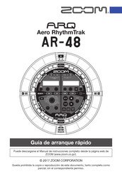 Zoom ARQ Aero RhythmTrak AR-48 Manual De Instrucciones