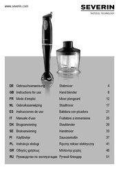 SEVERIN SM 3730 Instrucciones De Uso