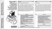 Burkert 6211 Manual De Instrucciones