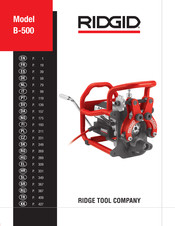 RIDGID B-500 Instrucciones De Uso