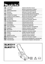 Makita ELM3311 Manual De Instrucciones