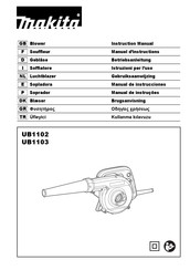 Makita UB1103 Manual De Instrucciones