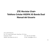 ZTE Movistar Chat+ Manual Del Usuario