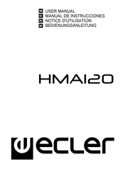 Ecler HMA120 Manual De Instrucciones