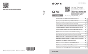 Sony a 7S II Manual De Instrucciones