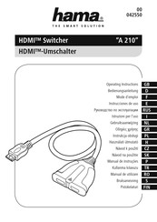 Hama A 210 Instrucciones De Uso