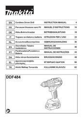 Makita DDF484RTJ Manual De Instrucciones