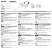 Sony MDR-V55 Manual De Instrucciones