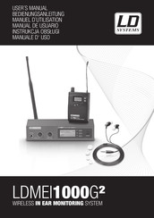 LD Systems LDMEI1000G2 Manual De Usuario